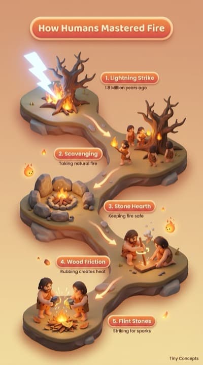 How Humans Mastered Fire